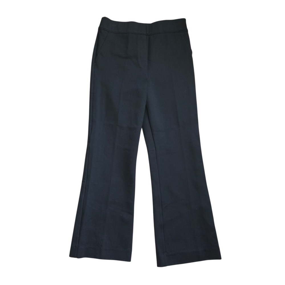 Spanx Pants Medium Kick Flare Black Ponte High Rise Trousers Careerwear